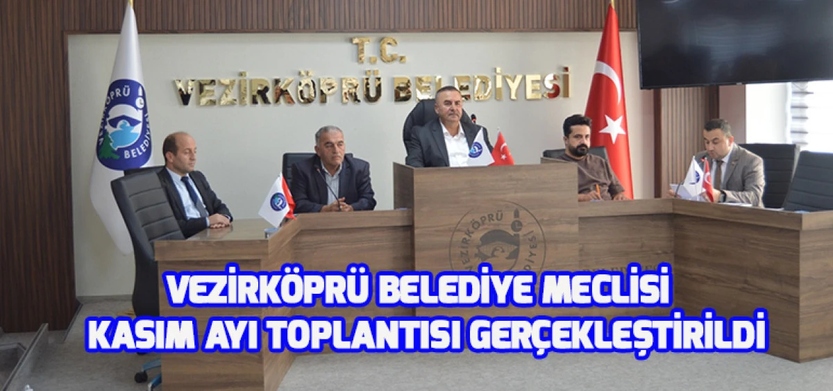 Vezirköprü Belediye Meclisi Kasım Ayı Toplantısı Gerçekleştirildi