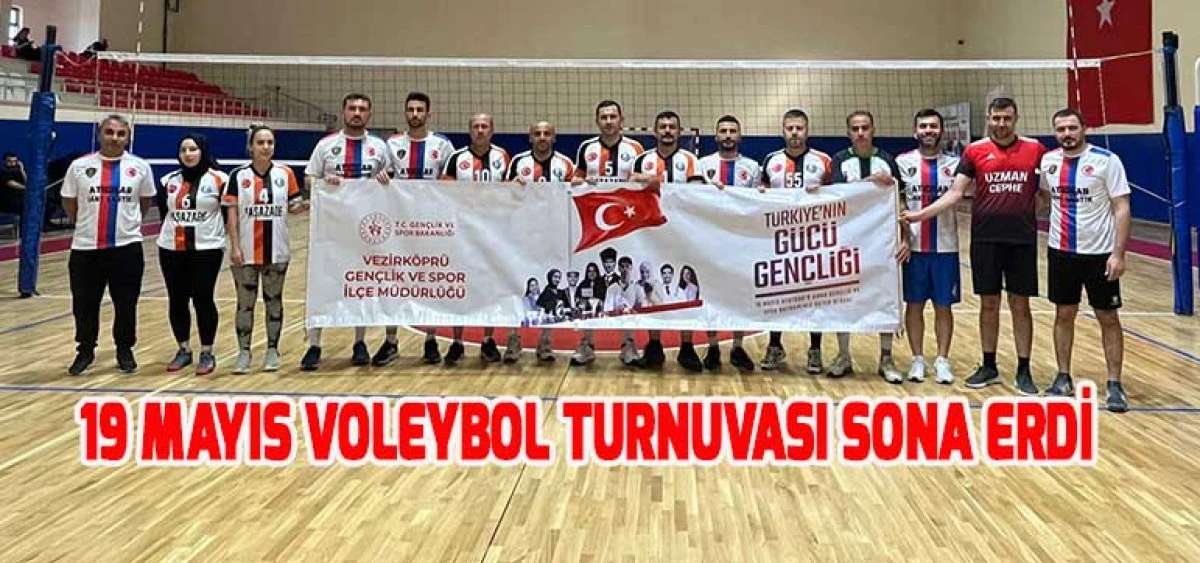 19 Mayıs Voleybol Turnuvası Sona Erdi