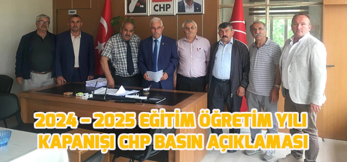 2024 – 2025 EĞİTİM ÖĞRETİM YILI KAPANIŞI BASIN AÇIKLAMASI