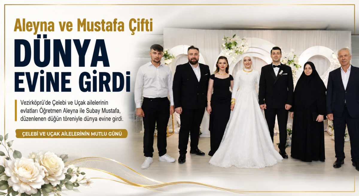 Aleyna ve Mustafa &Ccedil;ifti D&uuml;nya Evine Girdi