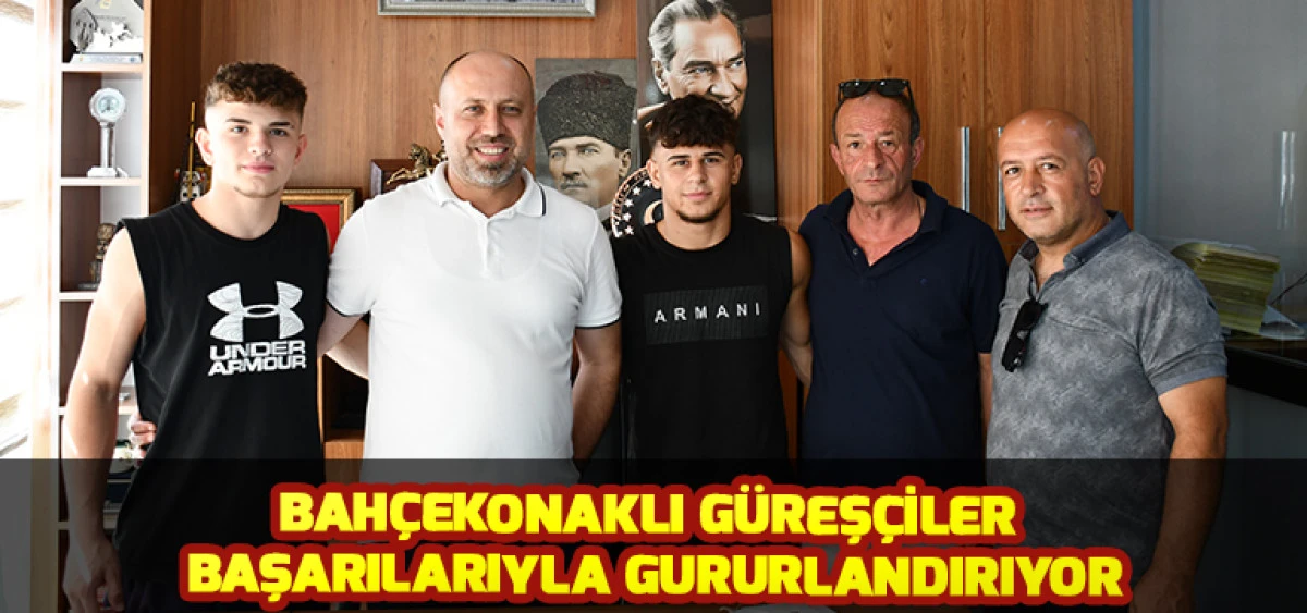 Bah&ccedil;ekonaklı G&uuml;reş&ccedil;iler Başarılarıyla Gururlandırıyor