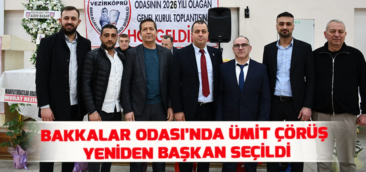 Bakkalar Odası&rsquo;nda &Uuml;mit &Ccedil;&ouml;r&uuml;ş Yeniden Başkan Se&ccedil;ildi