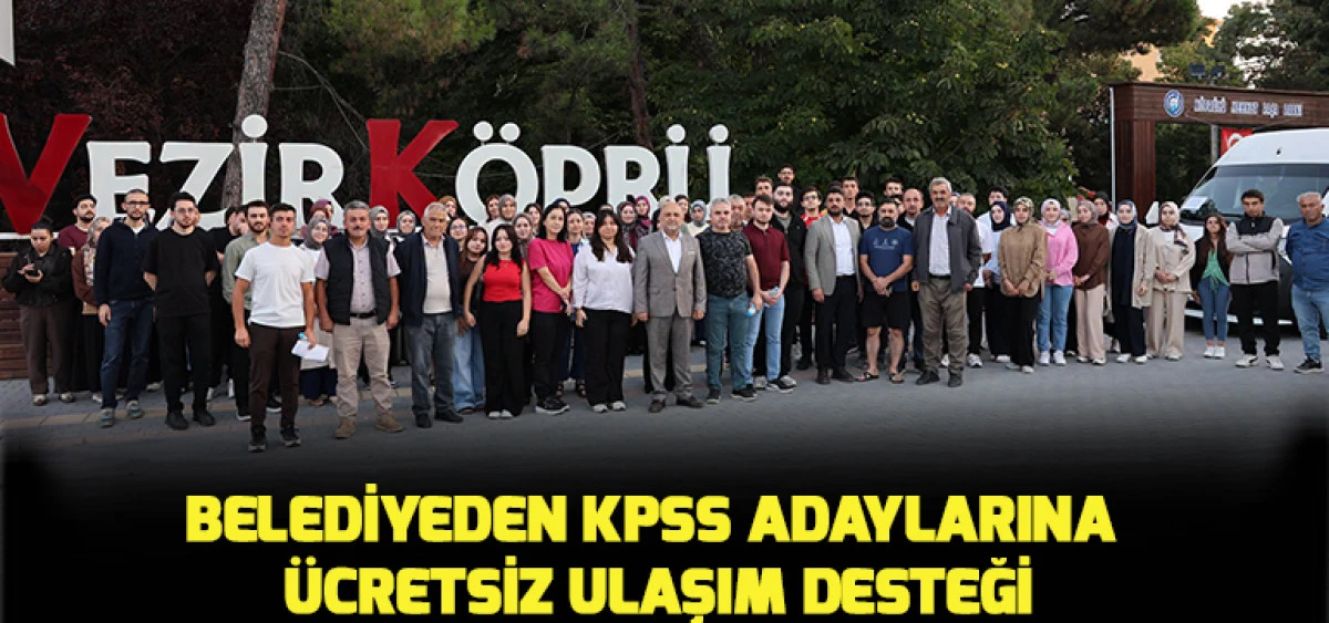 Belediyeden KPSS Adaylarına &Uuml;cretsiz Ulaşım Desteği