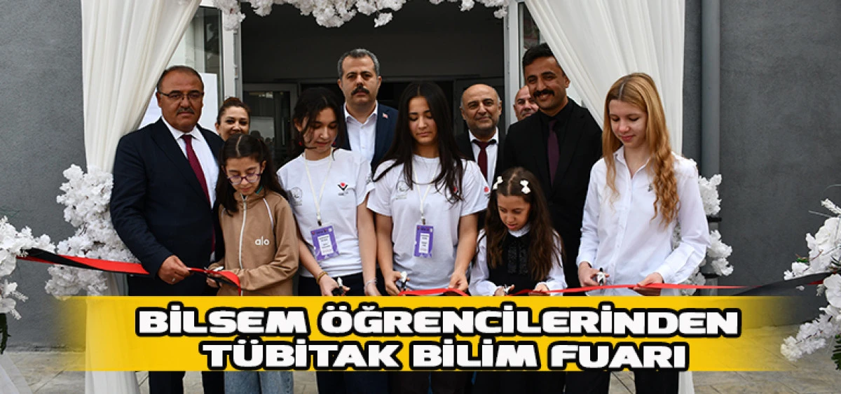 BİLSEM &Ouml;ğrencilerinden T&Uuml;BİTAK Bilim Fuarı