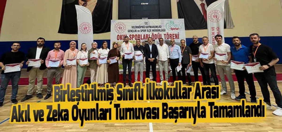 Birleştirilmiş Sınıflı İlkokullar Arası Akıl ve Zeka Oyunları Turnuvası Başarıyla Tamamlandı