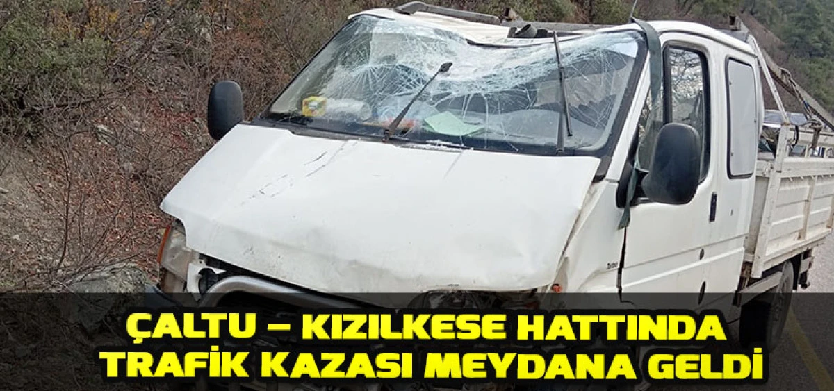 Çaltu – Kızılkese Hattında Trafik Kazası Meydana Geldi