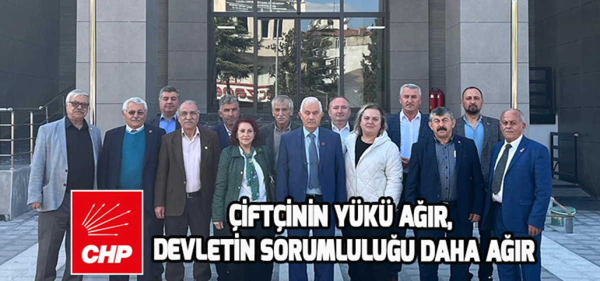 &Ccedil;ift&ccedil;inin Y&uuml;k&uuml; Ağır, Devletin Sorumluluğu Daha Ağır
