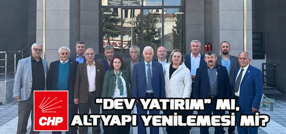 &ldquo;Dev Yatırım&rdquo; mı, Altyapı Yenilemesi mi?