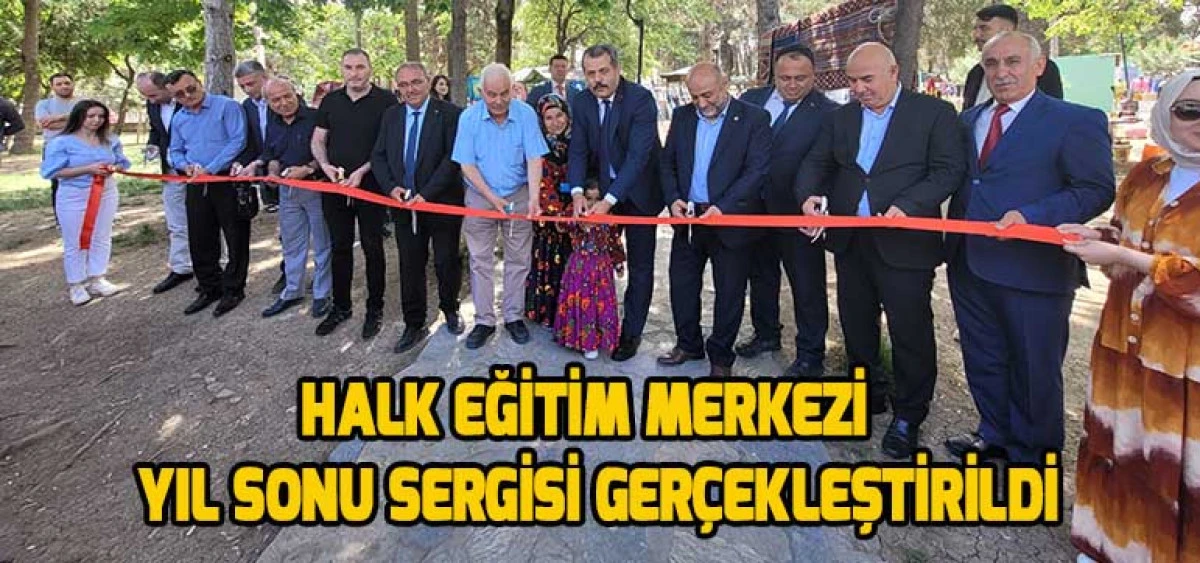 Halk Eğitim Merkezi Yıl Sonu Sergisi Gerçekleştirildi