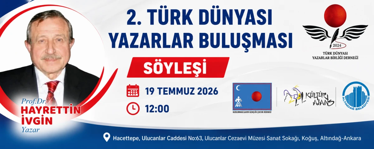 Hayrettin İvgin, Ankara&rsquo;da Okurlarıyla Buluşacak