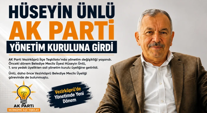 H&uuml;seyin &Uuml;nl&uuml; AK Parti Y&ouml;netim Kuruluna Girdi