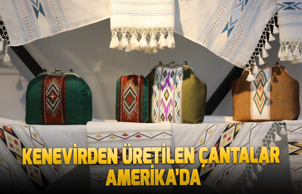 Kenevirden üretilen çantalar Amerika’da