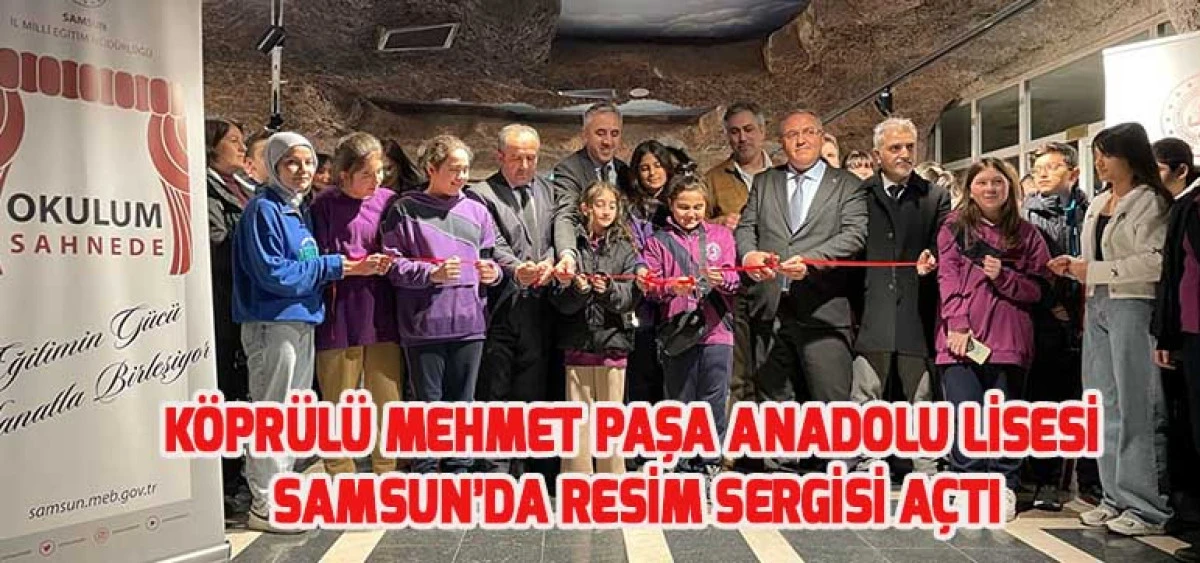 Köprülü Mehmet Paşa Anadolu Lisesi Samsun’da Resim Sergisi Açtı