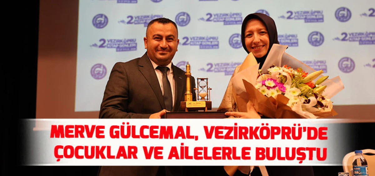 Merve G&uuml;lcemal, Vezirk&ouml;pr&uuml;&rsquo;de &Ccedil;ocuklar ve Ailelerle Buluştu