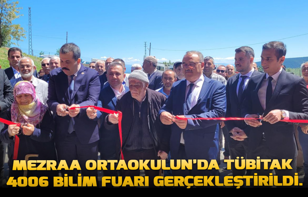 Mezraa ortaokulun’da tübitak 4006  Bilim fuarı gerçekleştirildi.