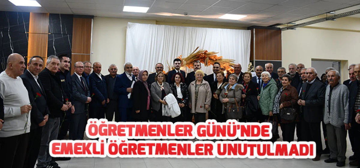 Öğretmenler Günü’nde Emekli Öğretmenler Unutulmadı