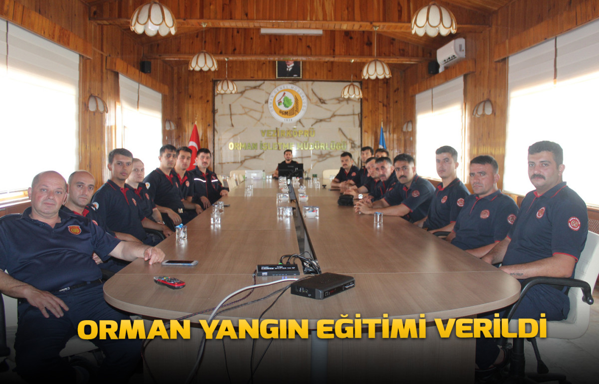 Orman Yangın Eğitimi Verildi