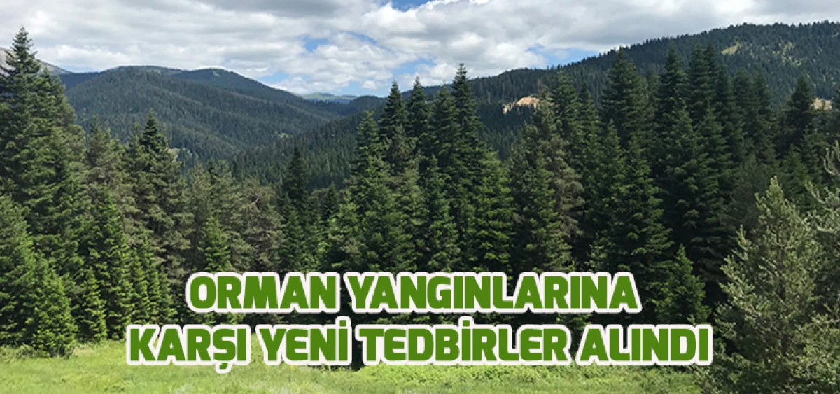 Orman Yangınlarına Karşı Yeni Tedbirler Alındı
