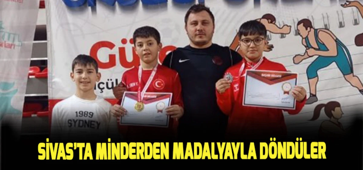 Sivas&rsquo;ta Minderden Madalyayla D&ouml;nd&uuml;ler