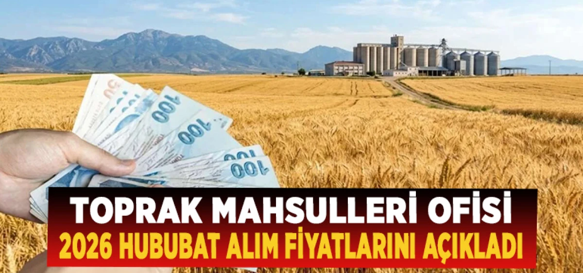 TMO 2026 Hububat Alım Fiyatlarını A&ccedil;ıkladı