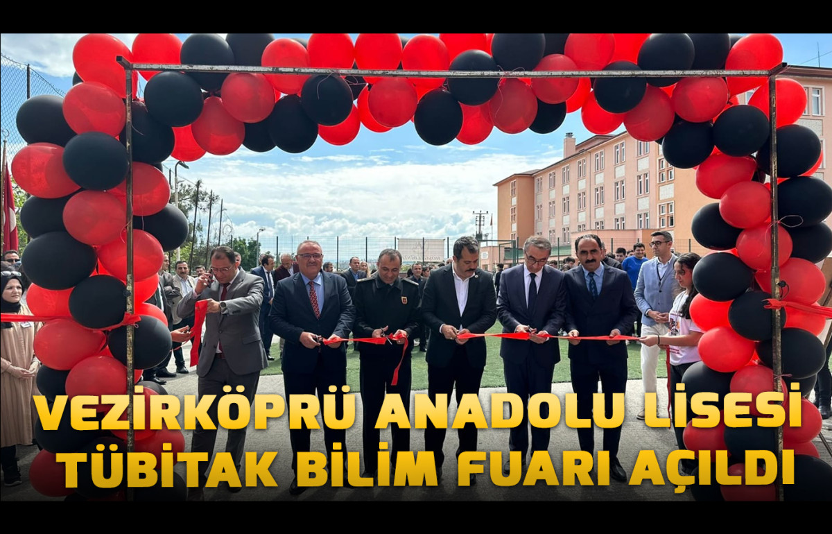 Vezirköprü  Anadolu Lisesi  TÜBİTAK  Bilim Fuarı Açıldı