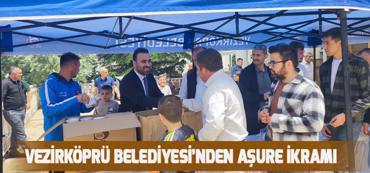 Vezirköprü Belediyesi’nden Aşure İkramı
