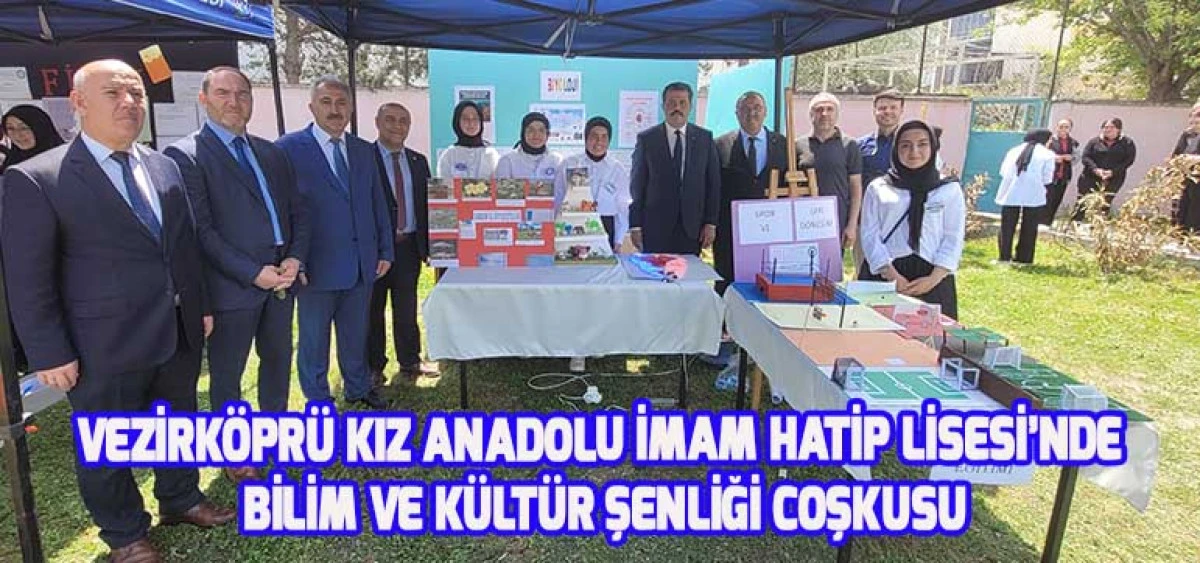 Vezirköprü Kız Anadolu İmam Hatip Lisesi’nde Bilim ve Kültür Şenliği Coşkusu