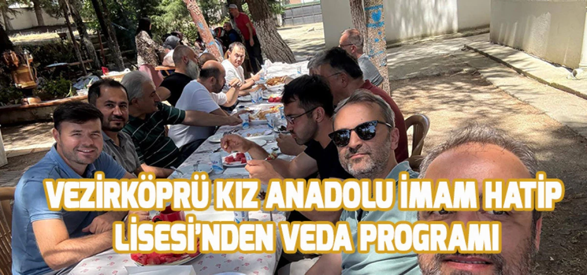 Vezirköprü Kız Anadolu İmam Hatip Lisesi’nden Veda Programı