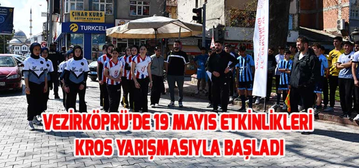 Vezirköprü’de 19 Mayıs Etkinlikleri Kros Yarışmasıyla Başladı