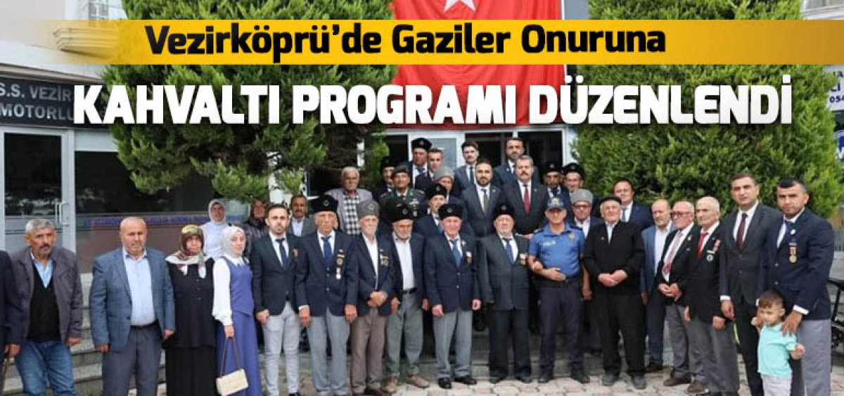 Vezirköprü’de Gaziler Onuruna Kahvaltı Programı Düzenlendi