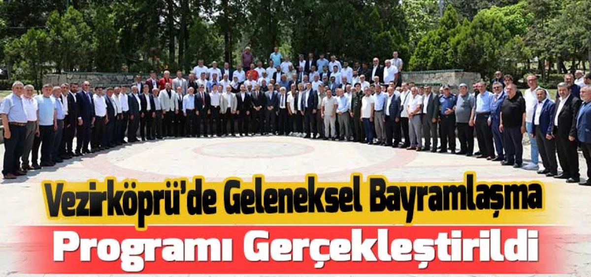 Vezirköprü’de Geleneksel Bayramlaşma Programı Gerçekleştirildi