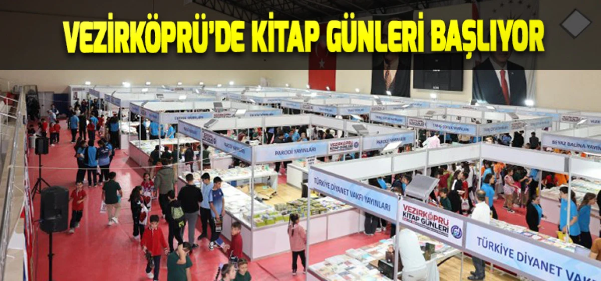 Vezirk&ouml;pr&uuml;&rsquo;de Kitap G&uuml;nleri Başlıyor