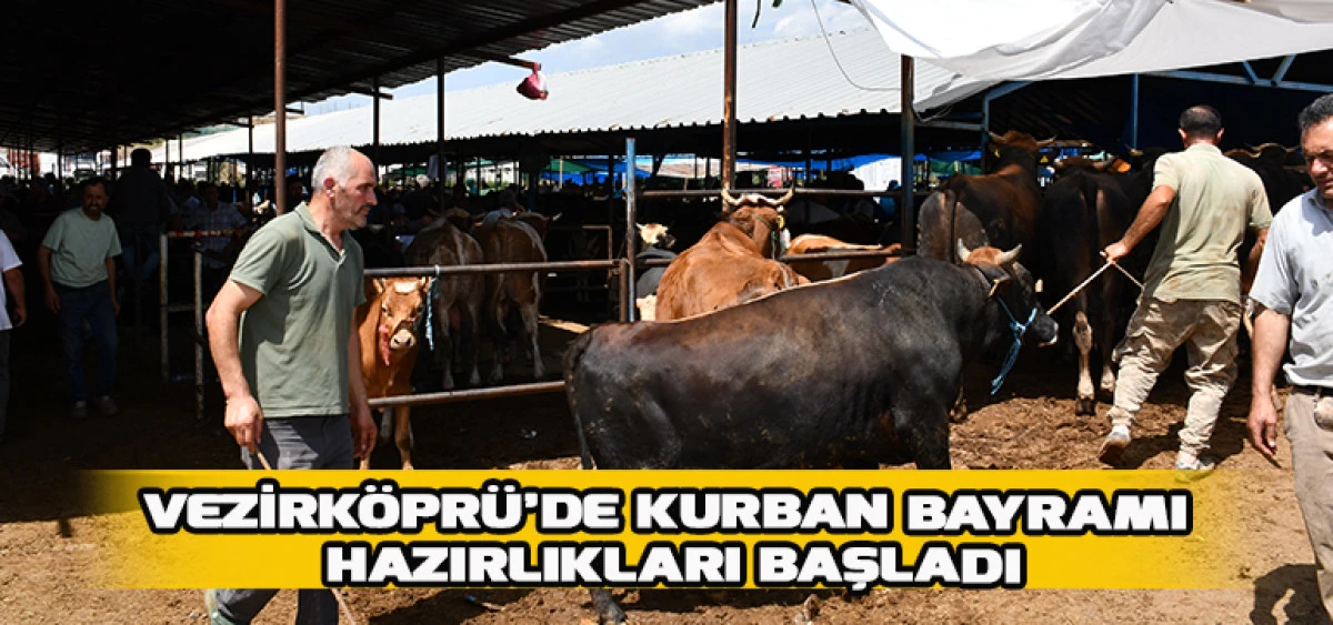 Vezirk&ouml;pr&uuml;&rsquo;de Kurban Bayramı Hazırlıkları Başladı