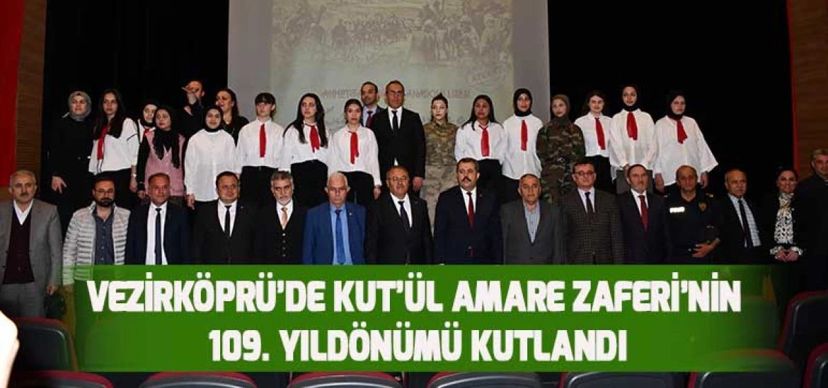 Vezirköprü’de Kut’ül Amare Zaferi Anıldı