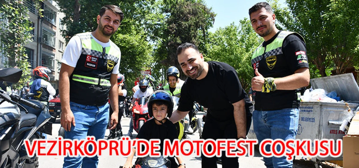 Vezirköprü’de MOTOFEST coşkusu