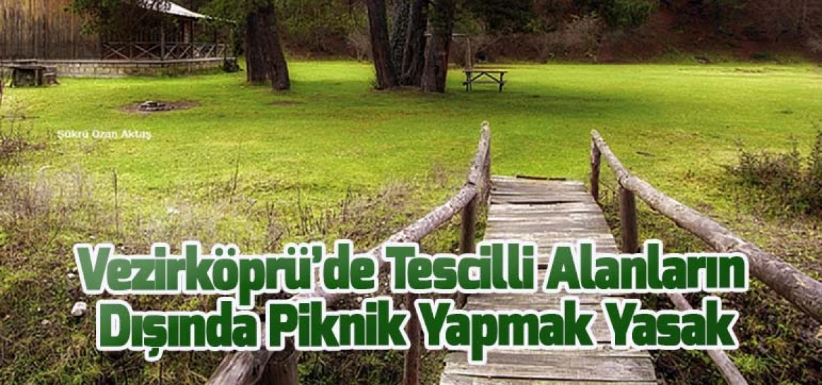 Vezirköprü’de Tescilli Alanların Dışında Piknik Yapmak Yasak