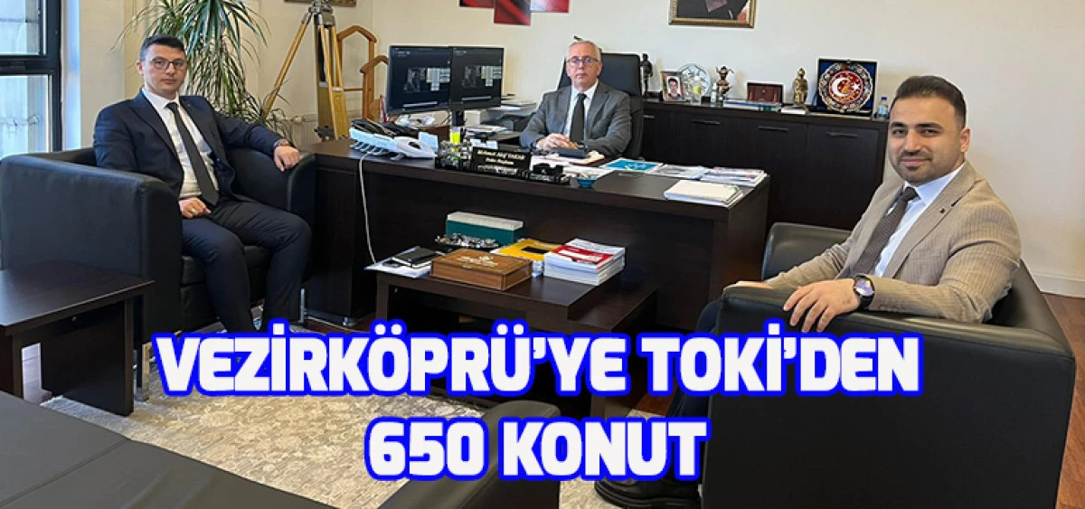 Vezirköprü’ye Toki’den 650 Konut