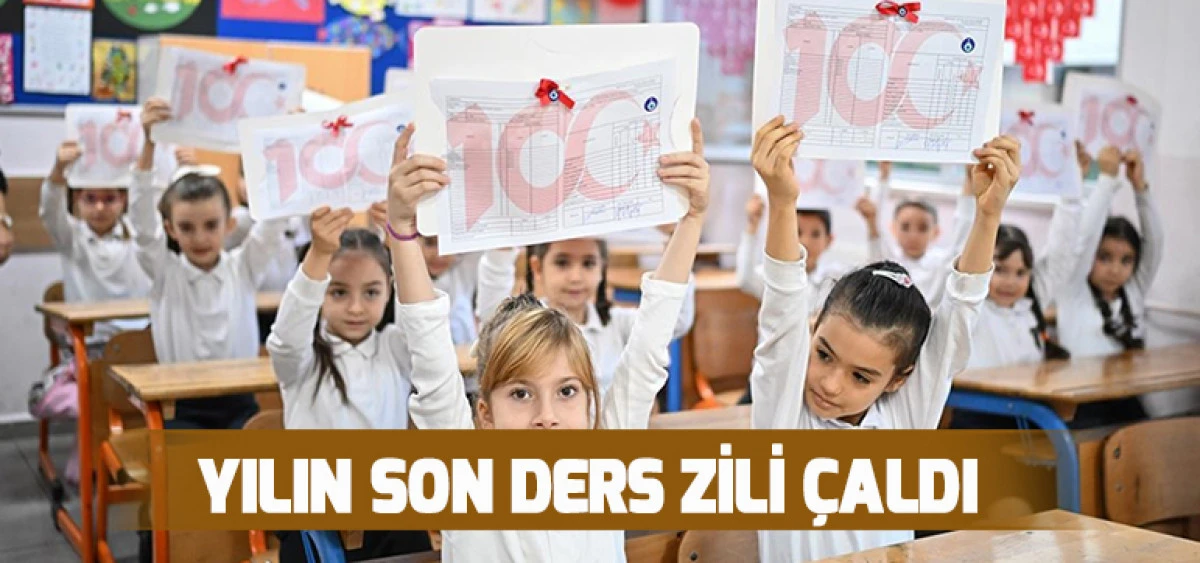 Yılın Son Ders Zili Çaldı